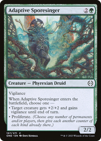 Adaptive Sporesinger (ONE-157)  - Phyrexia: All Will Be One
