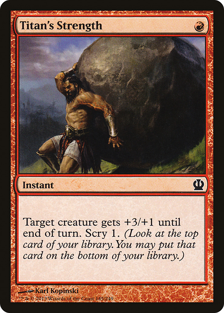 Titan's Strength (THS-145)  - Theros