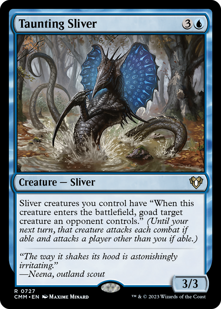 Taunting Sliver (CMM-727)  - Commander Masters