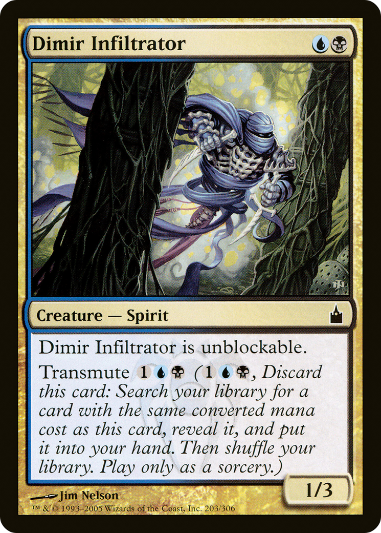 Dimir Infiltrator (RAV-203)  Foil - Ravnica: City of Guilds