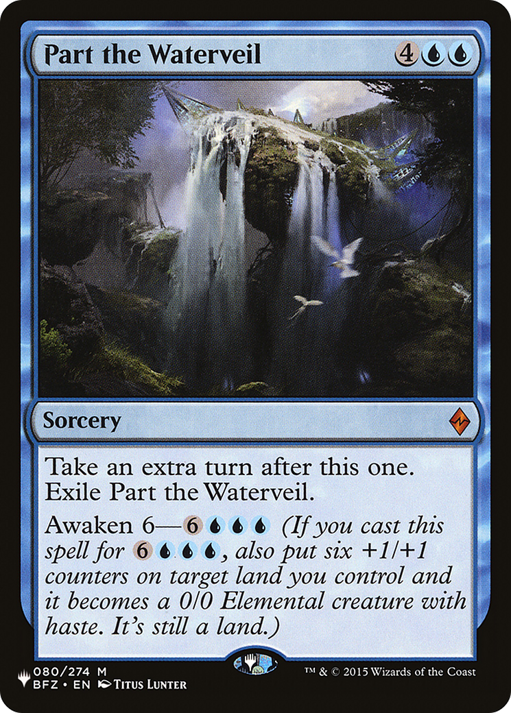 Part the Waterveil (LIST-BFZ-80) - The List