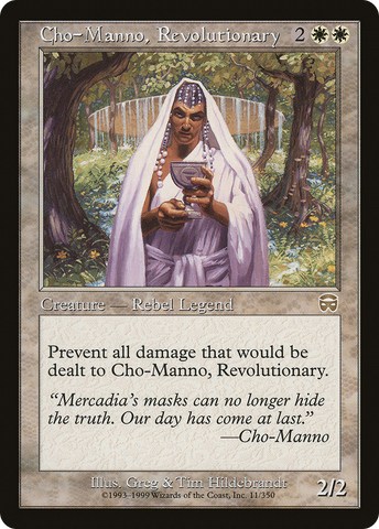 Cho-Manno, Revolutionary (MMQ-011)  - Mercadian Masques