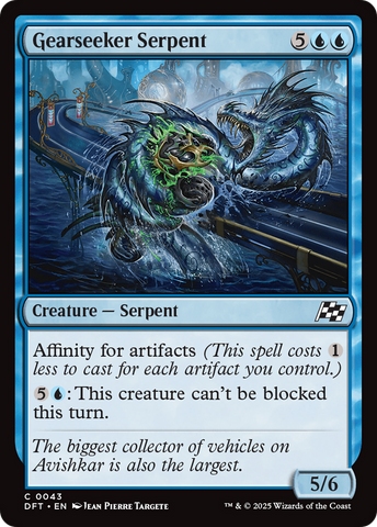 Gearseeker Serpent (DFT-043)  Foil - Aetherdrift