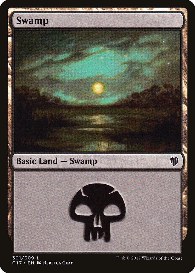Swamp (301) (C17-301)  - Commander 2017