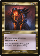 Terminal Agony (Retro Frame) (MH2-424) - Modern Horizons 2 Etched Foil