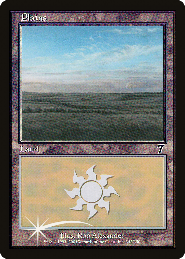 Plains (342) (7ED-342★) - Seventh Edition Foil
