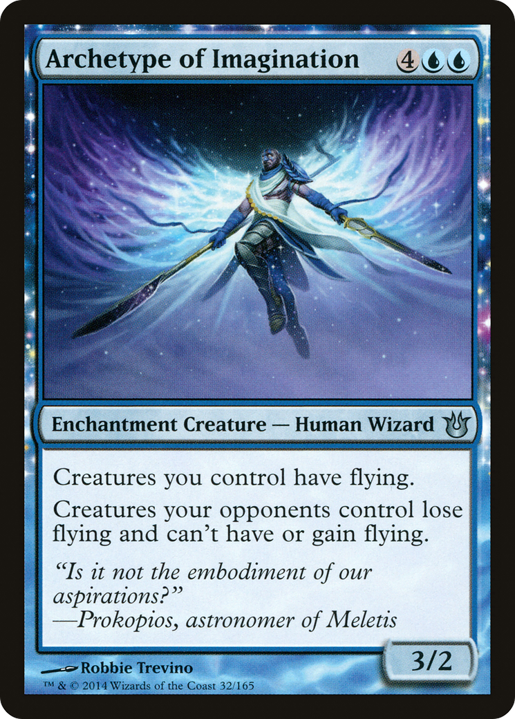 Archetype of Imagination (BNG-032)  Foil - Born of the Gods: (enchantment)