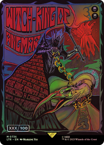 Witch-king of Angmar (LTR-736Z) - The Lord of the Rings: Tales of Middle-earth (Borderless) Foil
