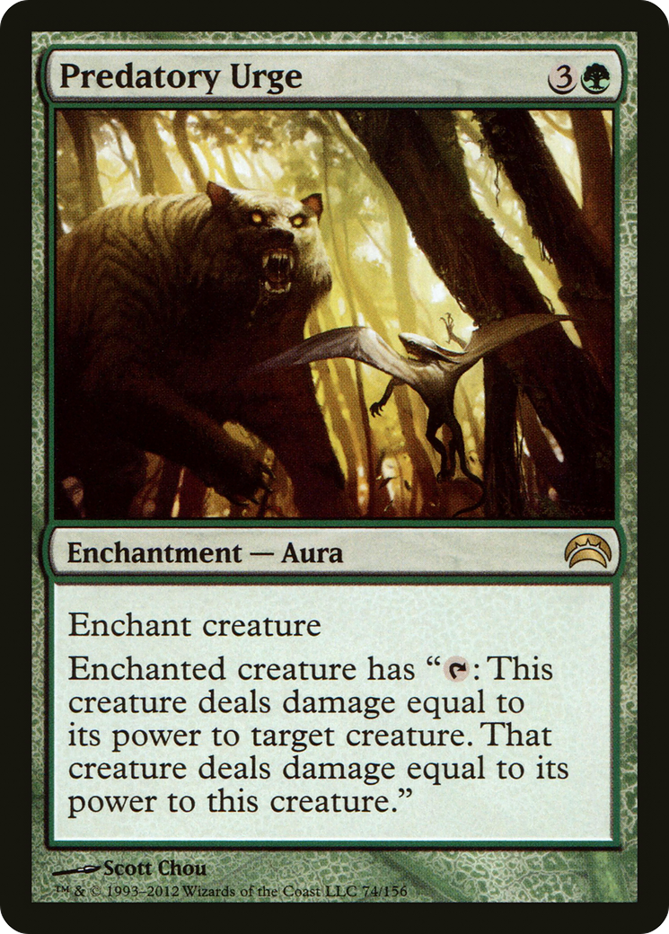 Predatory Urge (PC2-074)  - Planechase 2012