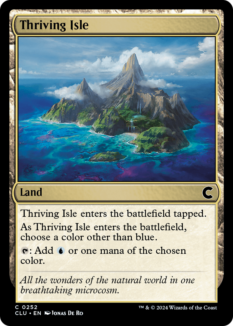 Thriving Isle (CLU-252)  - Ravnica: Clue Edition