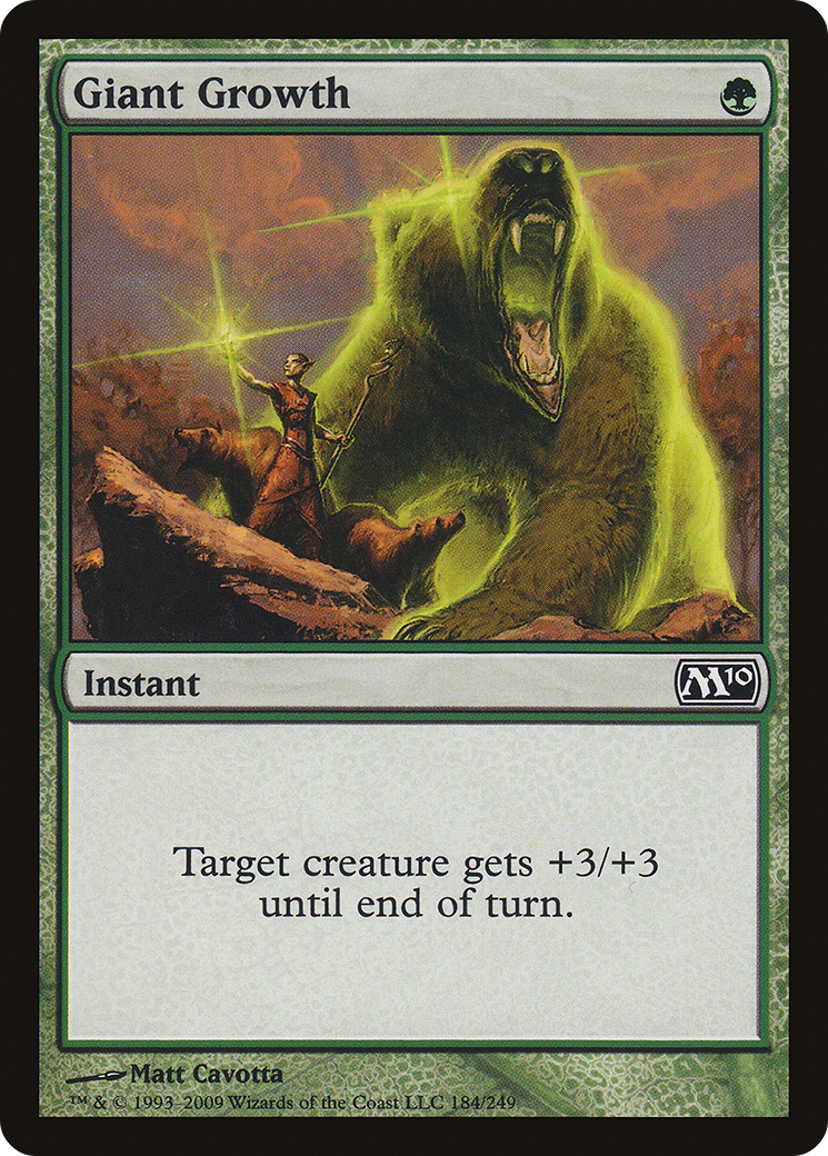 Giant Growth (M10-184)  Foil - Magic 2010