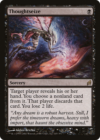 Thoughtseize (LRW-145)  Foil - Lorwyn