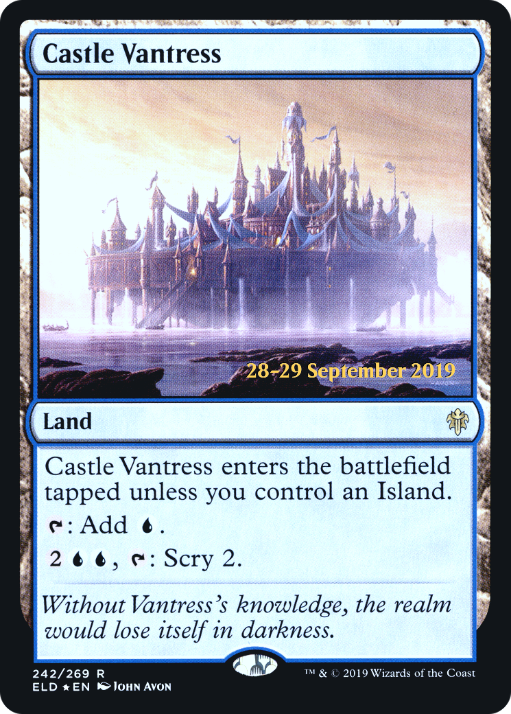Castle Vantress (PRE-242)  Foil - Throne of Eldraine Promos