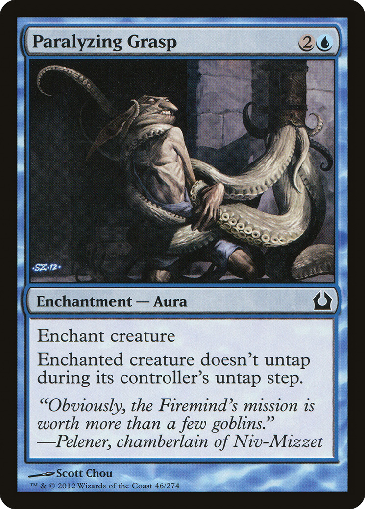 Paralyzing Grasp (RTR-046)  - Return to Ravnica