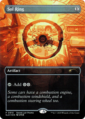 Sol Ring (0910) (Rainbow Foil) (SLD-910)  Foil - Secret Lair Drop (Borderless)