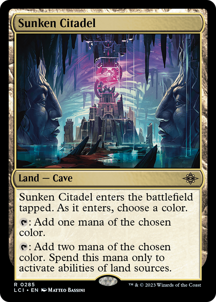 Sunken Citadel (LCI-285)  Foil - The Lost Caverns of Ixalan