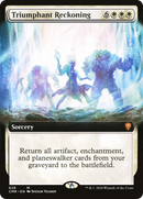 Triumphant Reckoning (Extended Art) (CMR-628)  - Commander Legends: (Extended Art)
