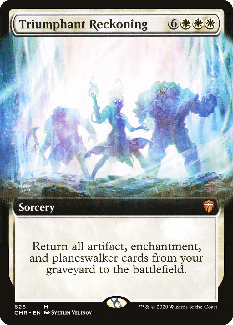 Triumphant Reckoning (Extended Art) (CMR-628)  - Commander Legends: (Extended Art)