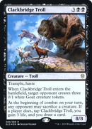 Clackbridge Troll (PRE-84S) - Throne of Eldraine Promos Foil