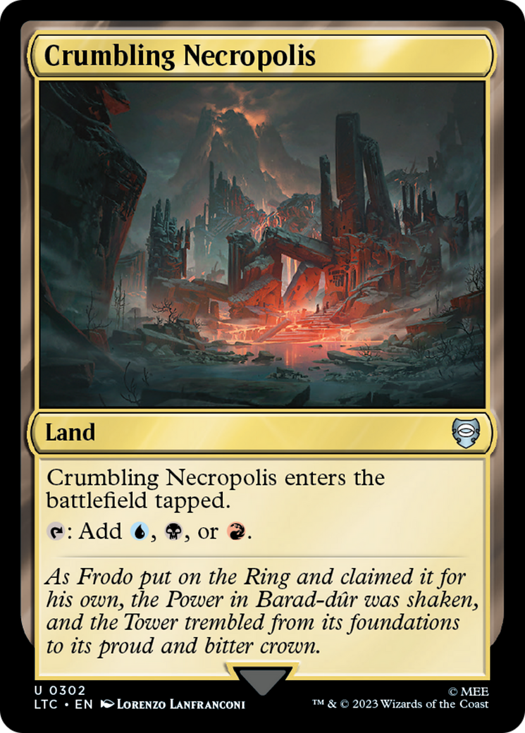 Crumbling Necropolis (LTC-302)  - Tales of Middle-earth Commander