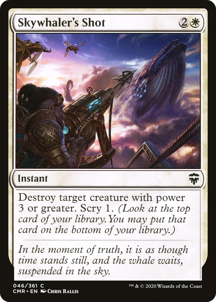 Skywhaler's Shot (CMR-046)  - Commander Legends