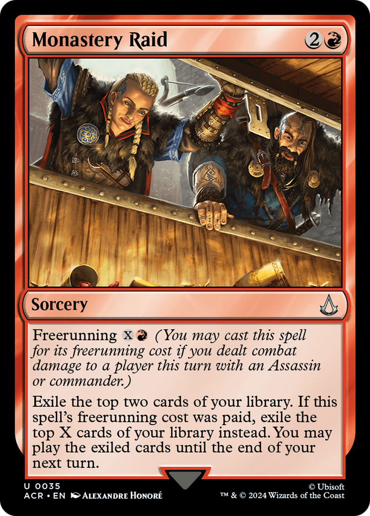Monastery Raid (ACR-035)  Foil - Assassin's Creed