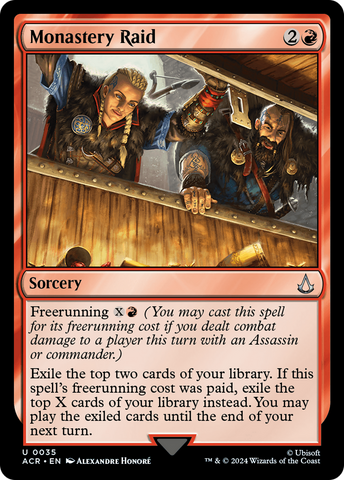 Monastery Raid (ACR-035)  Foil - Assassin's Creed