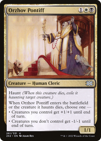 Orzhov Pontiff (2X2-261)  Foil - Double Masters 2022