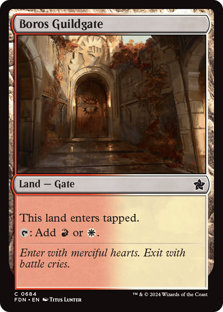 Boros Guildgate (FDN-684)  - Foundations