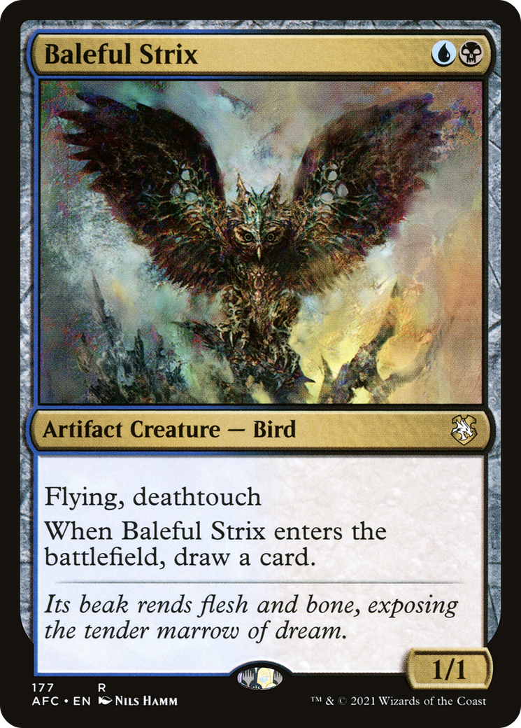 Baleful Strix (AFC-177) - Adventures in the Forgotten Realms Commander