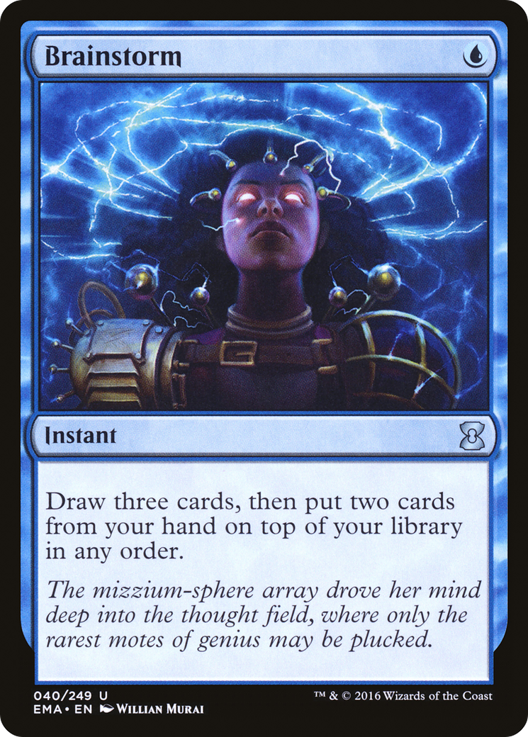 Brainstorm (EMA-040)  Foil - Eternal Masters