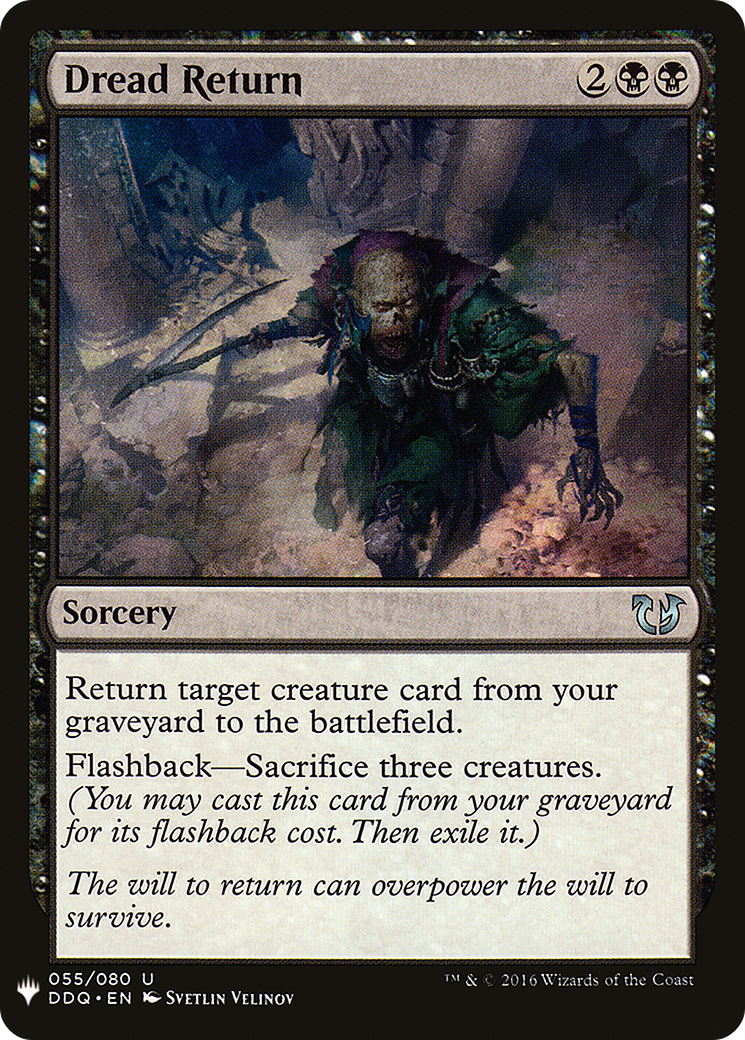 Dread Return (LIST-055)  - The List