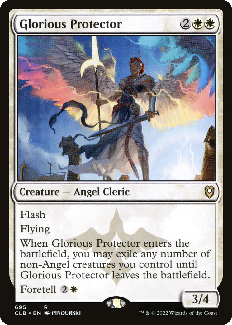 Glorious Protector (CLB-695)  - Commander Legends: Battle for Baldur's Gate