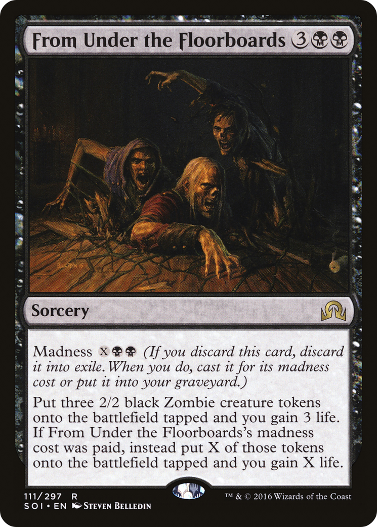 From Under the Floorboards (SOI-111)  Foil - Shadows over Innistrad