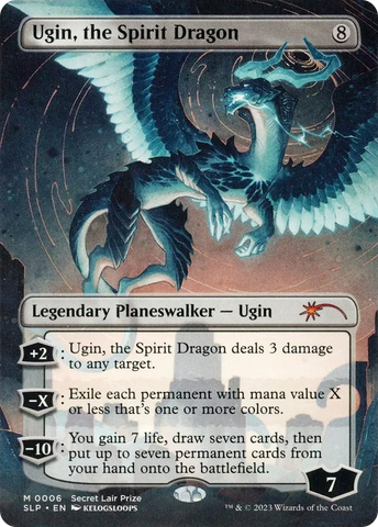 Ugin, the Spirit Dragon (SLP-006) - Secret Lair Showdown (Borderless) Foil