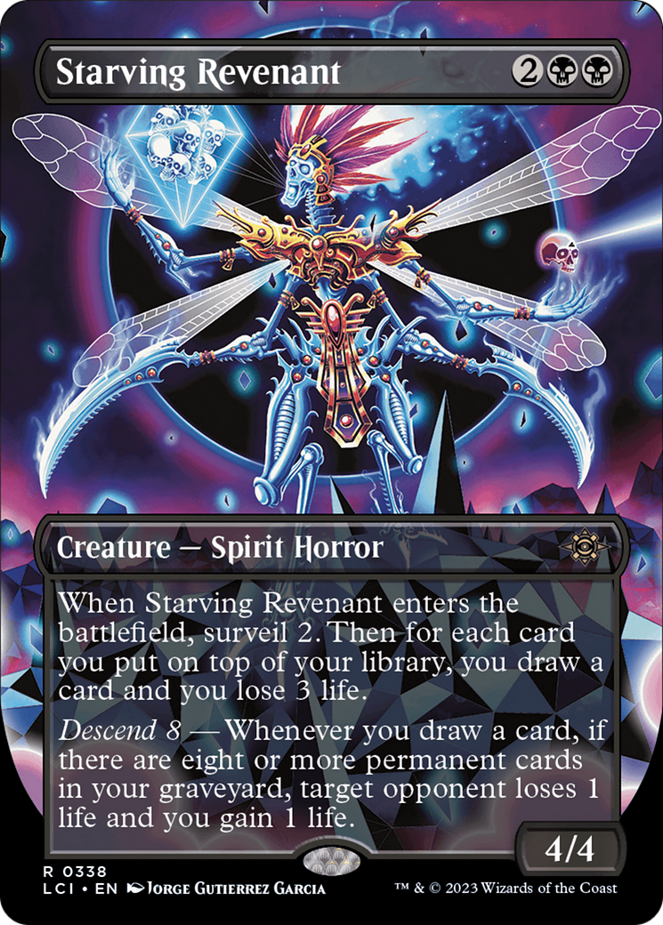 Starving Revenant (Borderless) (LCI-338)  Foil - The Lost Caverns of Ixalan