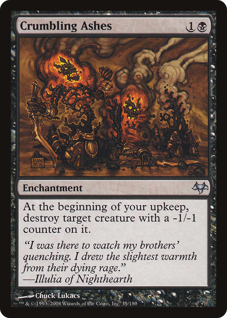 Crumbling Ashes (EVE-035)  Foil - Eventide