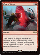 Chaos Warp (TDC-208)  - Commander: Tarkir: Dragonstorm