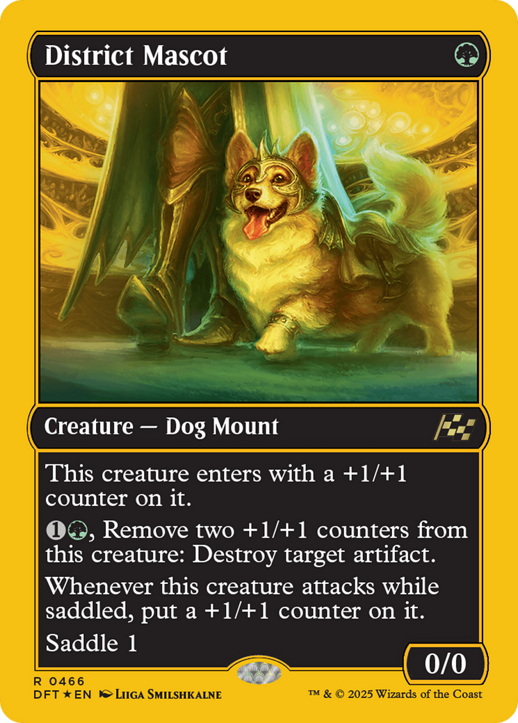 District Mascot (First-Place Foil) (DFT-466)  Foil - Aetherdrift