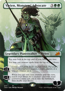 Vivien, Monsters' Advocate (Borderless) (IKO-277)  Foil - Ikoria: Lair of Behemoths