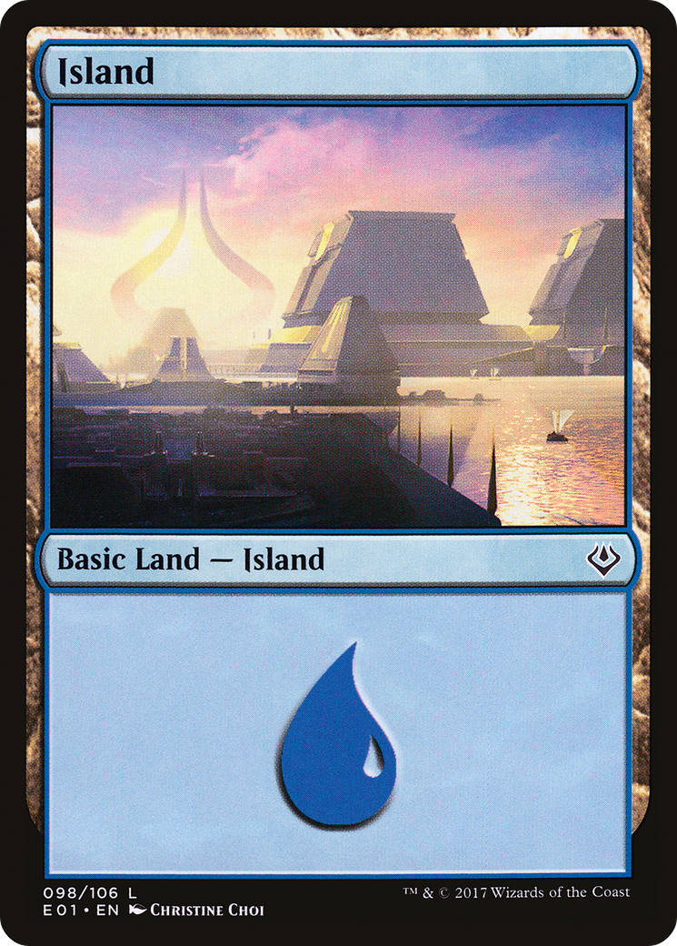 Island (098) (AC2-098) - Archenemy: Nicol Bolas