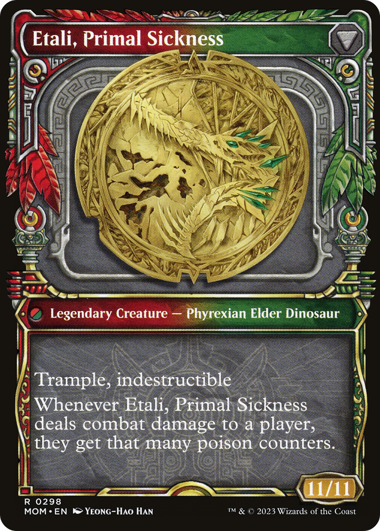 Etali, Primal Conqueror (Showcase) (MOM-298)  - March of the Machine: (Showcase)
