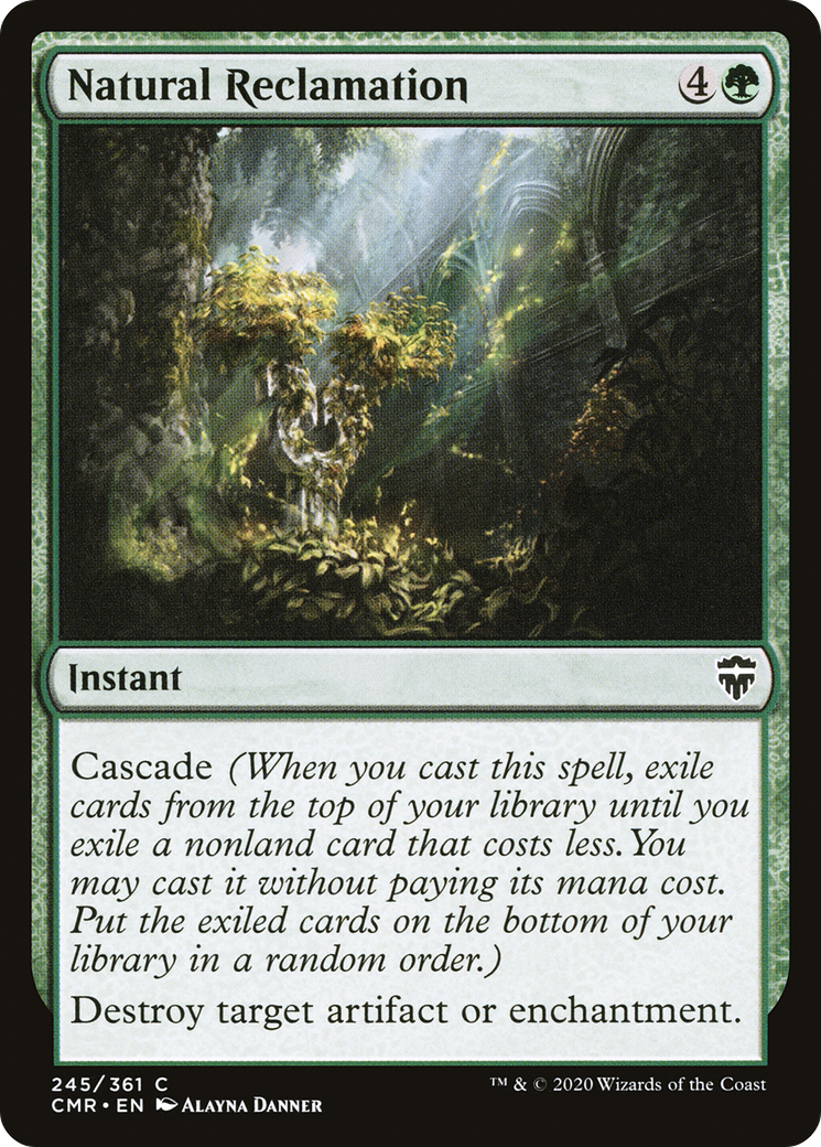Natural Reclamation (CMR-245)  - Commander Legends