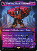 Blitzwing, Cruel Tormentor (Shattered Glass) (BOT-019)  - Transformers: (convertdfc, shatteredglass) (Borderless)