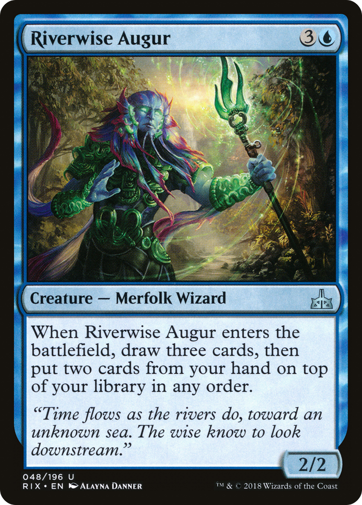 Riverwise Augur (RIX-048)  - Rivals of Ixalan