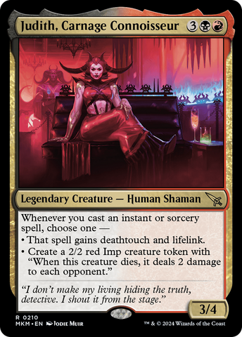 Judith, Carnage Connoisseur (MKM-210)  - Murders at Karlov Manor