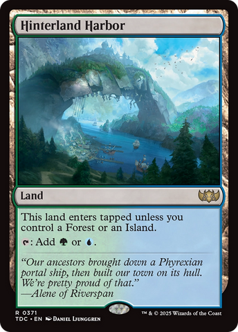Hinterland Harbor (TDC-371)  - Commander: Tarkir: Dragonstorm