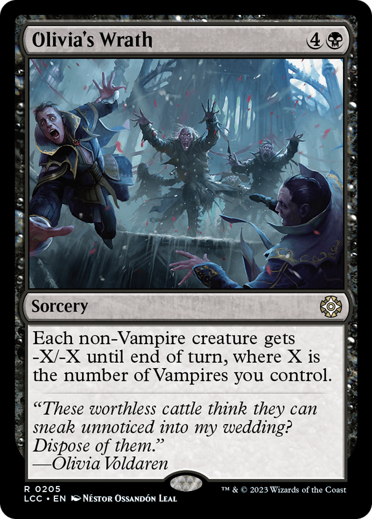 Olivia's Wrath (LCC-205)  - The Lost Caverns of Ixalan Commander