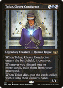 Toluz, Clever Conductor (Gilded Foil) (SNC-401) - Streets of New Capenna: (Showcase) Foil