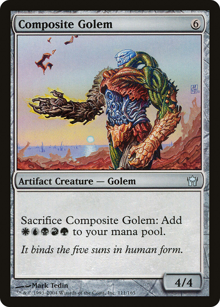 Composite Golem (5DN-111)  Foil - Fifth Dawn